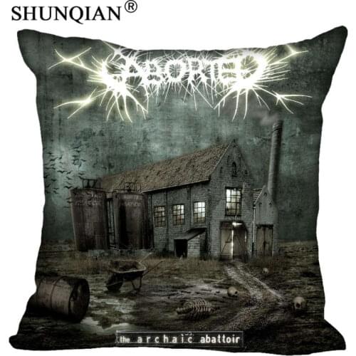 Hot Sale New Custom Aborted Square Pillowcases zipper Fashion Custom Pillow Case Cover Decorative