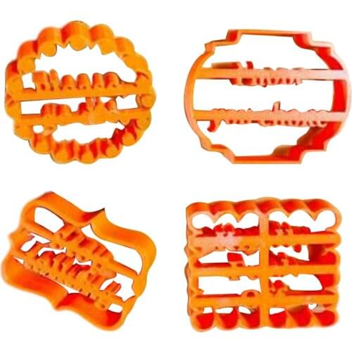 Halloween Cookie Model Horror Kawaii Cat Biscuit Making Mold Happy Birthday Cake Mold Baking Cookie Mold