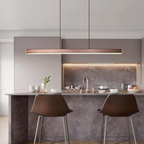 Modern minimalist Nordic restaurant chandelier creative personality led bar dining table study office lighting