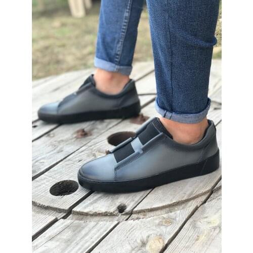 Mancastello Genuine Leather Casual Male Shoes