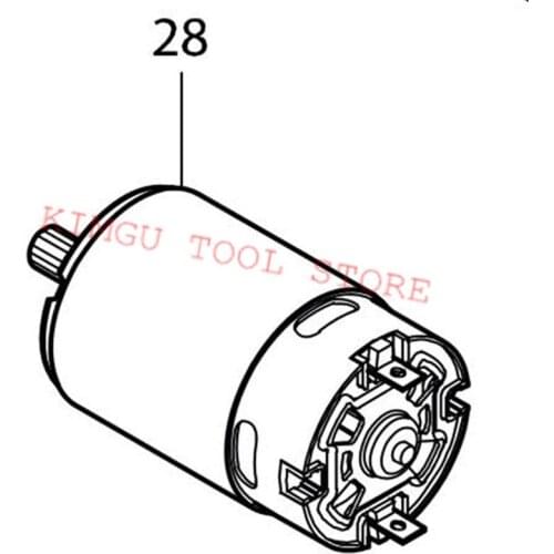 Genuine DC Motor For Makita 629846-1 BTL061 DTD061 DTD063 DTL061 DTL063