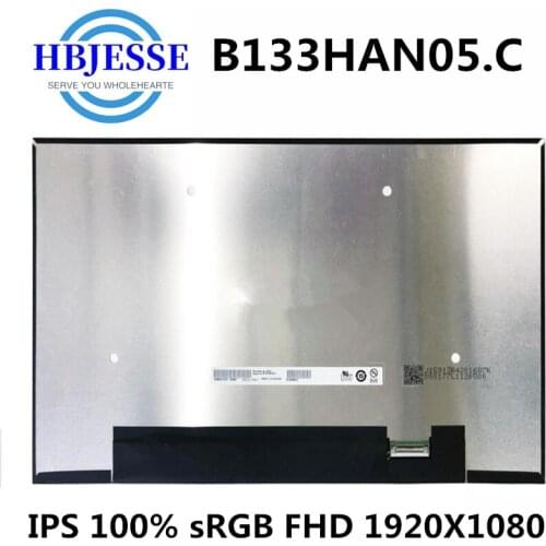 Original For AUO B133HAN05.C 60Hz 100% sRGB FHD 1920X1080 Matte LED Matrix for Laptop 13.3''Panel Monitor LCD Screen Replacement