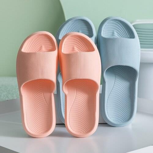 Couple Slippers Cartoon Home Gym Men Indoor Bathroom Women Summer Supermarket Hotel Slipper Mens Slide Slippers Wear-Resisting