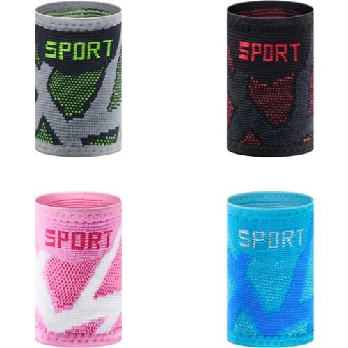 1pcs Wristbands Sport Sweatband Hand Band Sweat Wrist Support Brace Wraps Guards Gym Volleyball Basketball Wrist Sweatbands