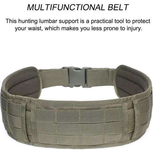 Waist Band Adjustable Hunting Waist Belt Portable Buckle Girdle for Outdoor Activity