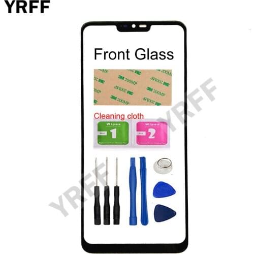 YRFF No Mobile Touch Screen Outer Glass For LG G7 Front Glass Panel Replacement