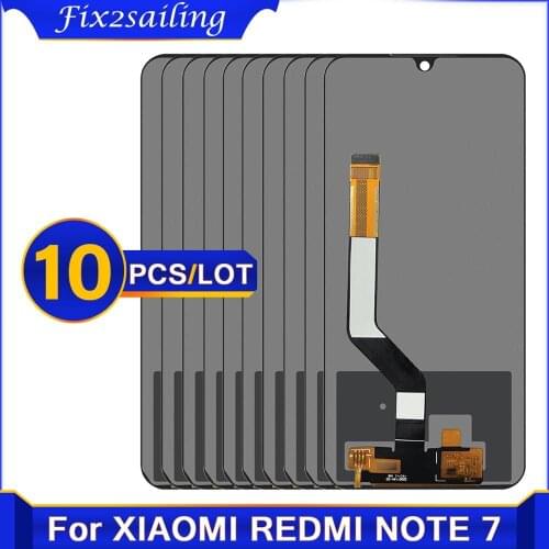 10PCS 6.3''Original For Xiaomi Redmi Note 7 Display LCD Touch Screen For Redmi Note 7 Pro LCD 10 Touch Replacement Repair Parts