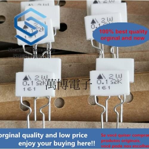 10pcs only orginal new 0.1 ohm 2W non-inductive resistance Japan Panasonic original copper foot 0.1R
