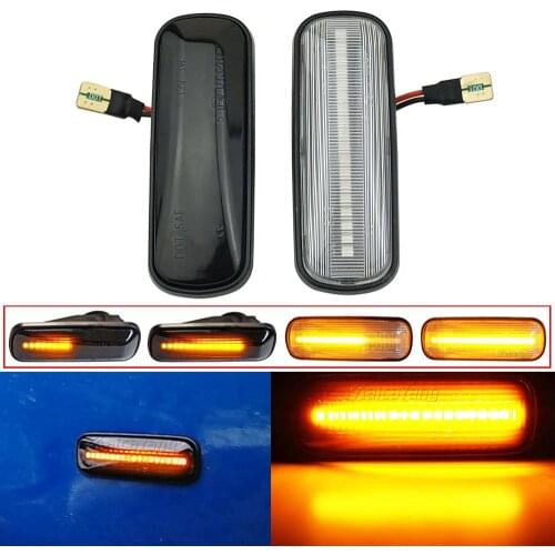 2Pieces Repeater Lamp Flowing LED Side Marker Lights Dynamic Turn Signal Light For Honda Civic 96-00 CRV Ballade Hatchback Sedan