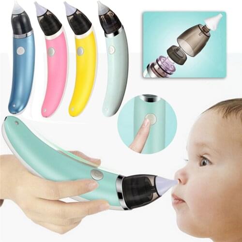 Baby Nasal Aspirator Electric Nose Cleaner Newborn Baby Sucker Cleaner Sniffling Equipment Safe Hygienic Nose Aspirator with Box
