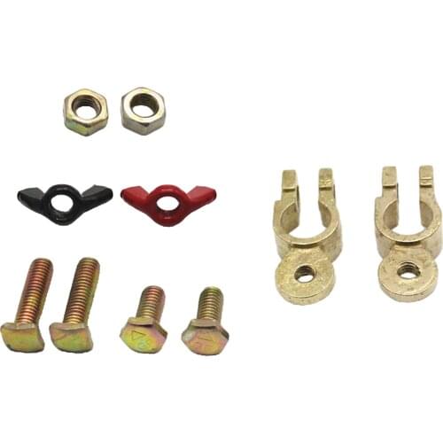 Car Marine Boat Van RV Battery Terminal Positive Negative Connectors with Wing Nut,Convenient automotive parts, easy to use