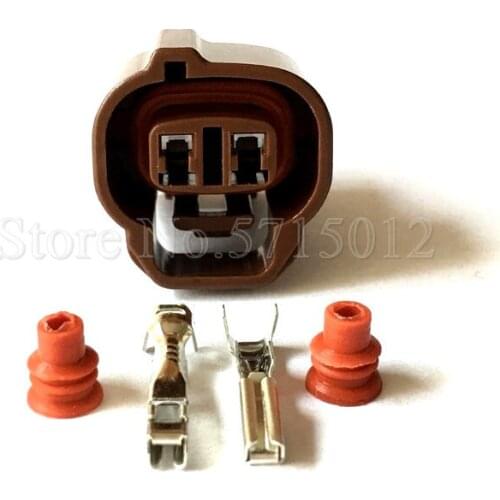 2 Hole 6189-0033 Automotive Connector Water Temperature Sensor Plug For Toyota Mazda