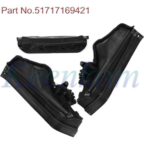 For BMW X5 X6 E70 E71 E72 3Pcs/Set Car Engine Upper Compartment Partition Bulkhead Panel Kit 51717169419 51717169420 51717169421