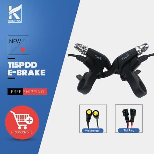 WUXING Electric Ebrake115PDD Ebike Five Star Brake Lever Cut Off Power for MTB Road Ebike Park Brake Cycling Accessories