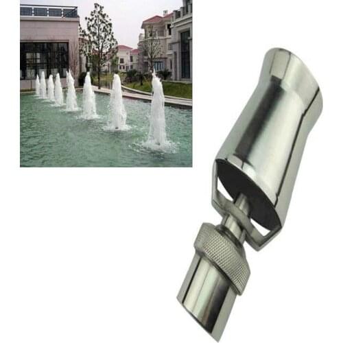 Jet type DN40 DN15 DN20 DN25 DN50 high quality stainless steel cedar ice tower fountain nozzle garden pool fountain sprayer