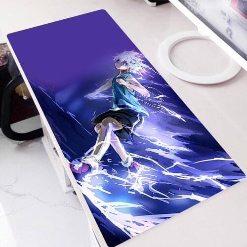 Hunter X Hunter Kawaii Mouse Pad Gamer Mousepad Anime Mat Cheap Gaming Laptop Big Mousepepad Computer Table Pc Gamer Full Barato