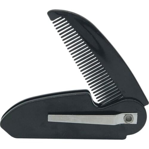Hair Hairstyle Styling Tool Accessories Convenient Professional Hair Comb Man Woman Folding Protable Pocket Beard Clip