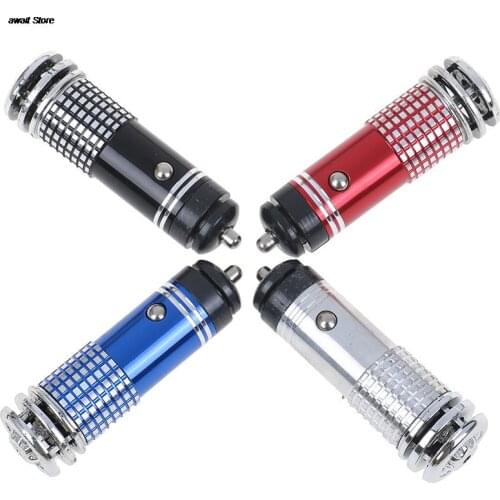 12V Mini Car Vehicle Air Purifier Auto Car Fresh Air Anion Ionic Purifier Oxygen Bar Ozone Ionizer Cleaner