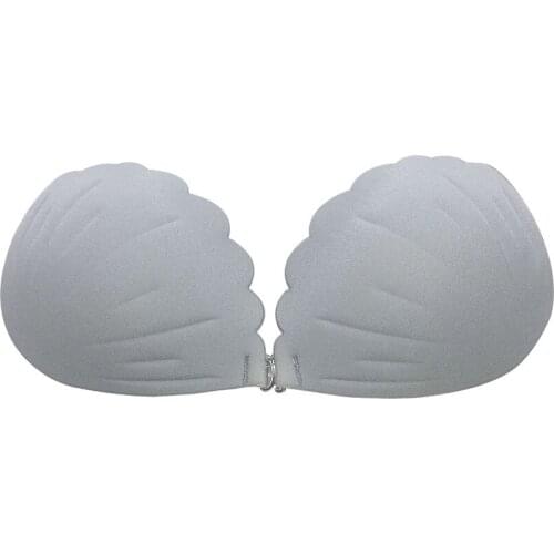 Invisible Silicone Sticky Bras For Women Shell Adhesive Strapless Push Up Bralette Seamless Backless Fly Bra Sexy Lingerie