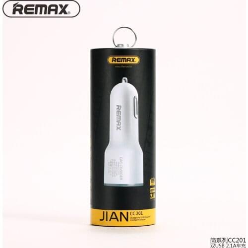 REMAX Jane series rcc-201 Dual U car charger 2.1A mobile phone tablet universal charger direct vehicle cigar lighter