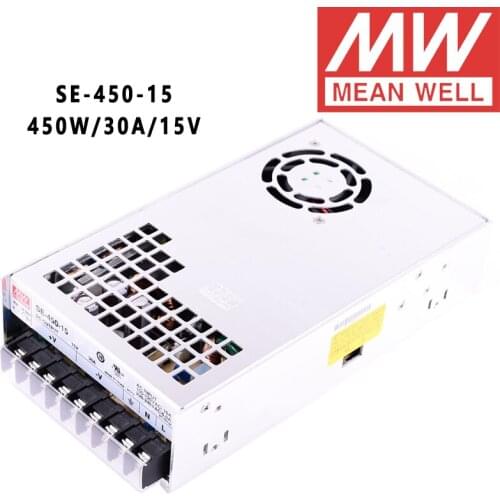 SE-450-15 Mean Well 450W/30A/15V DC Single Output Power Supply meanwell online store