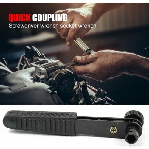 Socket Wrench 90 Degree Ratchet Spanner Repair Hand Quick Change Connector Tool for Household Metal Easily Handle Parts