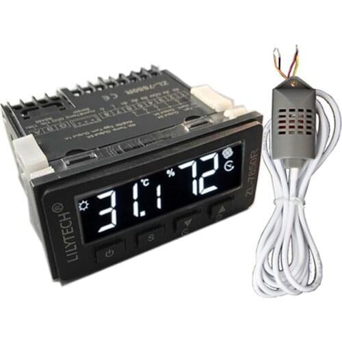 ZL-7850R RS485 Communication Temperature Humidity Controller Intelligent Digital Display High Accuracy Incubator Controller
