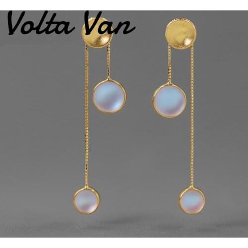 Volta Van Drop Earrings 2021 New 925 Sterling Silver Pendientes Luxurious Fine Jewelry Fixed Pulley Industrial Myths Earrings
