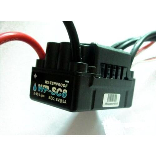 Hobbywing EZRUN WP SC8 Waterproof 120A Brushless ESC Speed Controller For 1/10