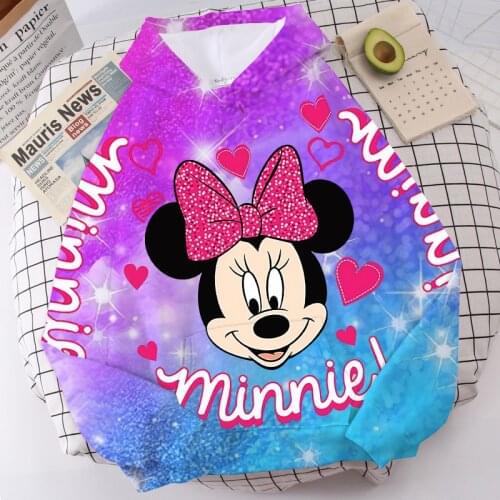 Disney Minnie Women Sweetshirts Fairy Grunge Kawaii Winter Fall Clothes For Women Plus Size Clothing Long Sleeve Top Hoodies