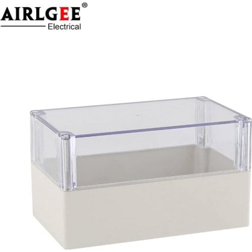 200 * 120 * 113 best selling ordinary electrical waterproof junction box transparent cover IP65 sealed switch box ABS plastic