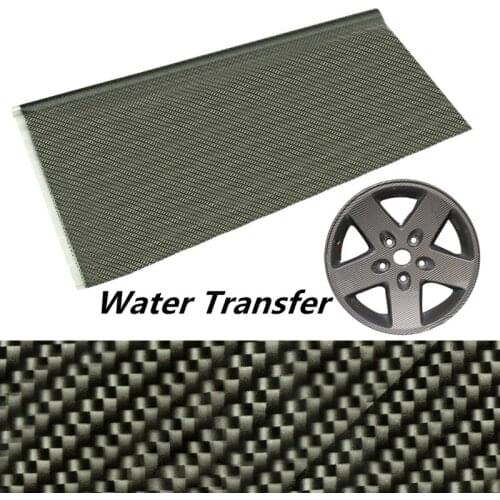 50x100cm PVA Carbon Fiber Pattern Dipping Film Black Water Transfer Film Decorative Films for Household Car Building Decoration