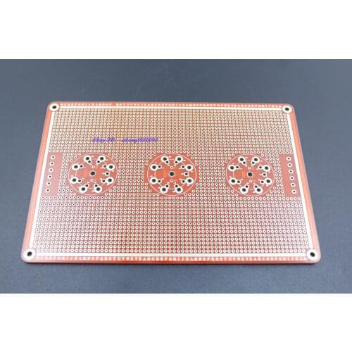 8 Pins / 9 Pins Tube Amplifier Universal Hole PCB 2mm Double-sided Gold-plated