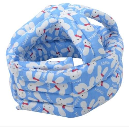 Baby Toddler Safety Rabbit print Helmet Headguard Children Hats Cap Harnessest Adjustable