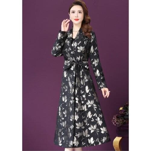 Fafallduo Women's Long Trench Coats