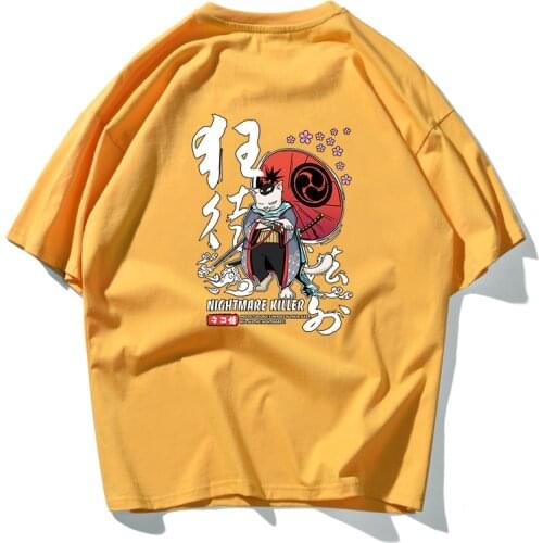 Summer Fashion Lovers Couple Funny Print T Shirts Men Qulity 100% Cotton Japanese Style Top Tee Harajuku Streetwear Rock T-shirt