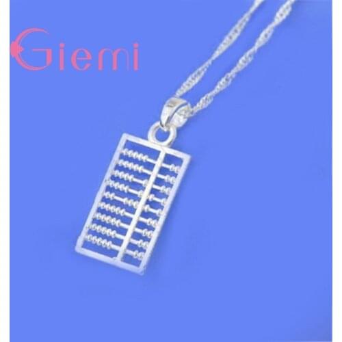 Personality Jewlery Shape Necklace Anniversary Birthday Gift For Kids 925 Sterling Silver and Cubic Zirconi