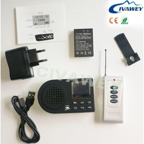 Small size + 10M-50M remote controller Outdoor 10W hunting bird caller MP3 player bird decoy hunting Amplifier speaker equipment