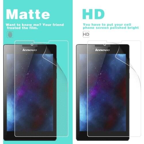 Matte Anti-Glare Film For Lenovo Tab 2 A7-30TC 7" HD Clear Glossy Film With Cleaning Tools Cell Phone Guard + Cleaning Cloth