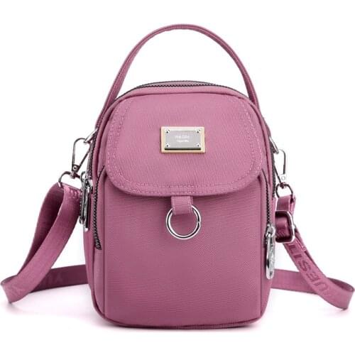 Fashion Women Crossbody Shoulder Bag Zipper Mobile Phone Flap Female Multifunction Mini Handbag Shopping Coin Purse