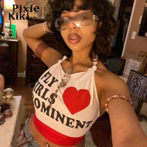 PIXIEKIKI Women's Cropped Tank Tops