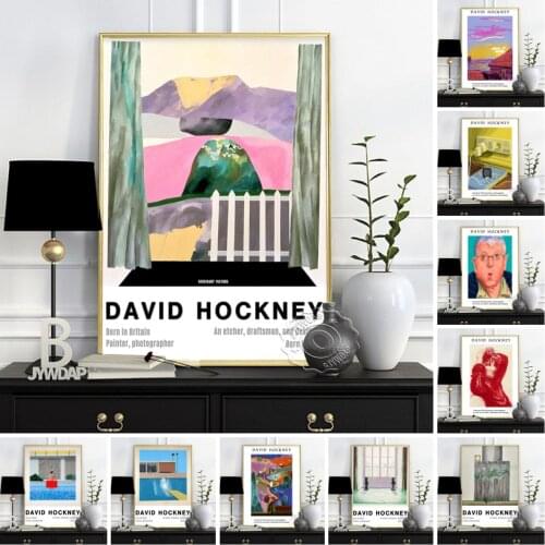 David Hockney Still Life Prints Poster, Britain The Splash Popular Art Prints, Hockney Bright Colors Home Kids Room Wall Decor