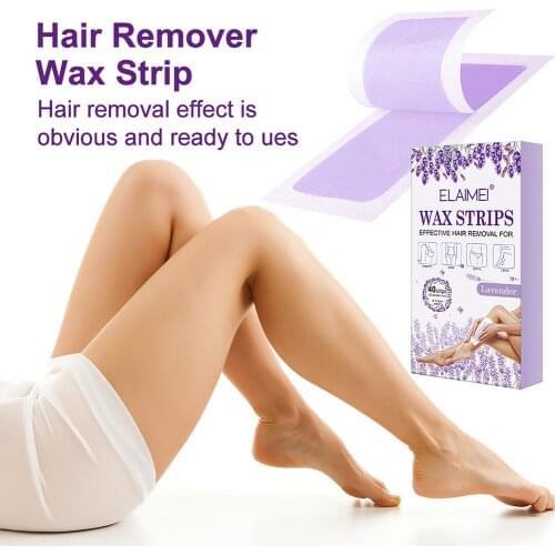 Professional Hair Removal Wax Strips Double Sided Depilation Wipe Sticker For Face Eyebrow Lip Arm Leg Depilation Tool For Body