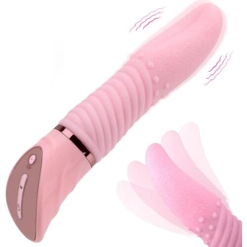 Clitoris Stimulator Tongue Vibrator 10 Speed Oral Masturbation Multifunction Sex Toys for Women Sex Products G-spot Massager