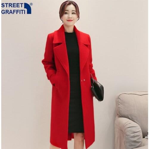 STREET GRAFFITI Womens Long Coats