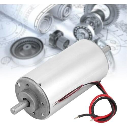 12-48VDC 400W High Speed Air Cooled Chromeplate Spindle Motor dc motor