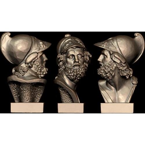 3d model relief for cnc in STL file format Foreigner Bust