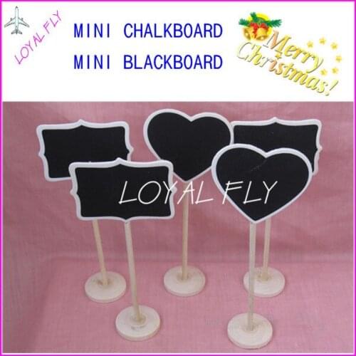 600PCS Wedding Table Decoration Mini Chalkboard Stands with blackboard stickers for Wedding Gifts, Table, Decoration