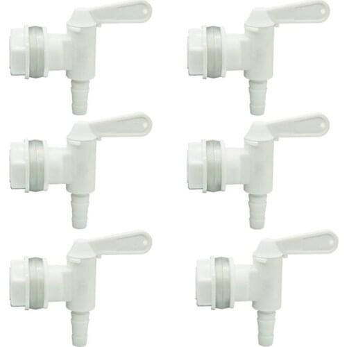 Promotion! 6 Pack Bottling Bucket Plastic Spigot, Replacement Spigot for Beer or Soda Homebrewing