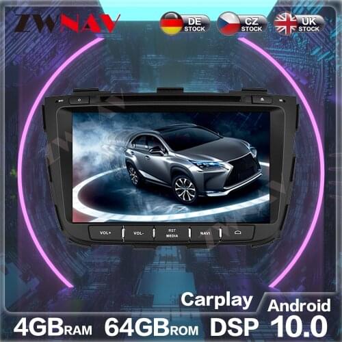 DSP Android 10.0 car Multimedia player For Kia Sorento 2012 2013 2014 2015 Car Radio Video Player GPS Navi head unit BT free map
